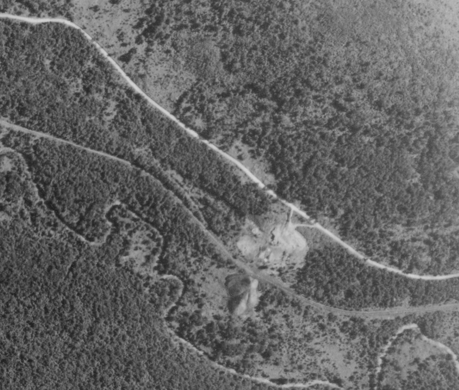 1939 aerial view of #2 Drift coal mine between Sidney and Keal Run, Pennsylvania