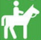Horses allowed sign